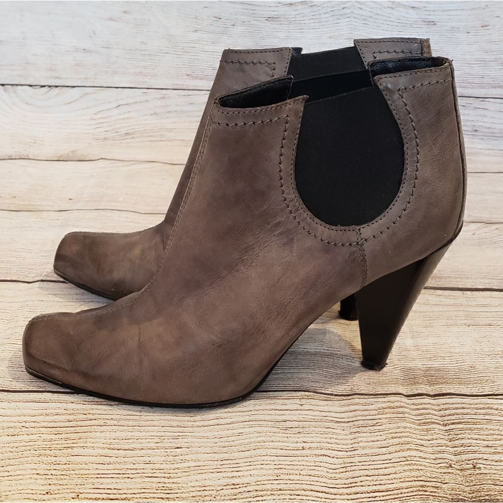 Leather Booties 